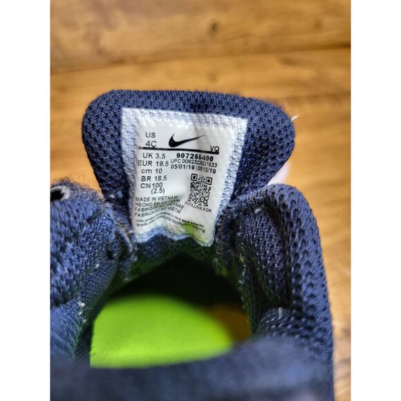 Nike Star Runner blue low top no tie sneaker sz 4 child - Picture 10 of 10